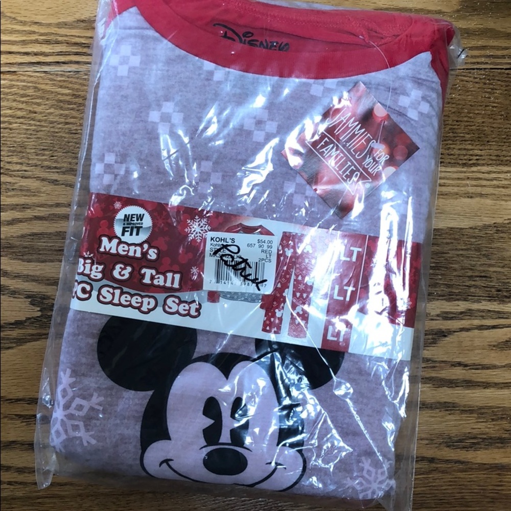 Men’s Mickey Xmas PJs